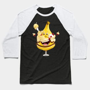 banana split - funny fruit Baseball T-Shirt